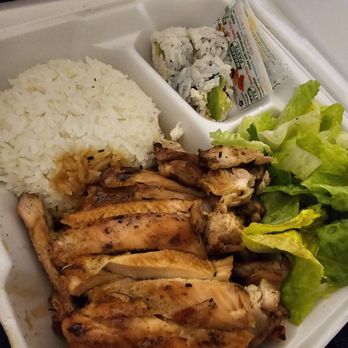 Umebana - Teriyaki chicken bent and California roll miso soup on the side - Japanese Near Me - Duarte, California Umebana - Teriyaki chicken bent and California roll miso soup on the side - Japanese Near Me - Duarte, California
