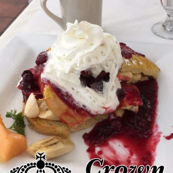 Crown Bistro - Banana stuffed French toast with very berry sauce. It did not disappoint. - Breakfast & Brunch Near Me - Coronado, California