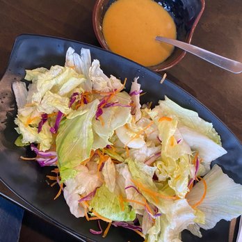 Hibachi House - Salad with ginger dressing - Asian Fusion Near Me - Fort Myers, Florida Hibachi House - Salad with ginger dressing - Asian Fusion Near Me - Fort Myers, Florida