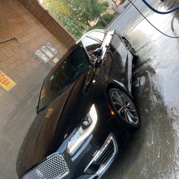 Car after spray down Car after spray down