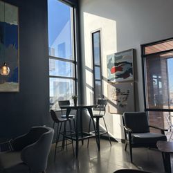 Blackwater Coffee - A very aesthetic seating area.