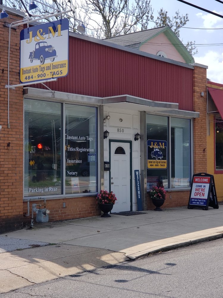 J&M INSTANT AUTO TAGS & INSURANCE Updated June 2024 850 Chester Pike, Prospect Park