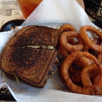 The Horseshoe - Patty melt with onion rings - Breakfast & Brunch Near Me - Benson, Arizona The Horseshoe - Patty melt with onion rings - Breakfast & Brunch Near Me - Benson, Arizona