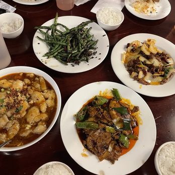 De Tasty Hot Pot - String beans, lamb, fish, and pork belly - Hot Pot Near Me - Ithaca, New York