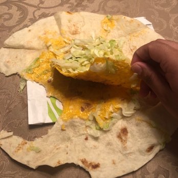 Taco Bell - How is this a Crunchwrap????? Where is my meat????? - Fast Food Near Me - Fontana, California Taco Bell - How is this a Crunchwrap????? Where is my meat????? - Fast Food Near Me - Fontana, California