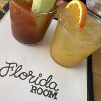Florida Room - Bloody Mary and orange crush - Breakfast & Brunch Near Me - Gainesville, Florida