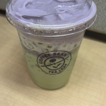 The Coffee Bean & Tea Leaf - Iced Ube Coconut Cream Matcha Latte, delicious! - Coffee Roasteries Near Me - Scottsdale, Arizona