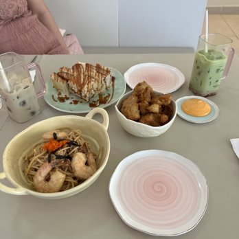 Softbite - Shrimp Mentaiko Pasta, Chicken Karaage, Tonkatsu Sando - Desserts Near Me - Long Island City, New York Softbite - Shrimp Mentaiko Pasta, Chicken Karaage, Tonkatsu Sando - Desserts Near Me - Long Island City, New York