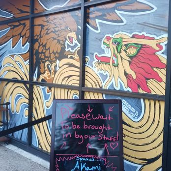 Ramen Del Barrio - Outside and the Sashimi special of the Day - Ramen Near Me - Austin, Texas Ramen Del Barrio - Outside and the Sashimi special of the Day - Ramen Near Me - Austin, Texas