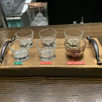 Park Distillery - The Park Distillery's Housemade Flight Board - Canadian (New) Near Me - Banff, Alberta Park Distillery - The Park Distillery's Housemade Flight Board - Canadian (New) Near Me - Banff, Alberta