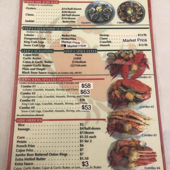 Cajun King Kaneohe - menu - Cajun/Creole Near Me - Kaneohe, Hawaii