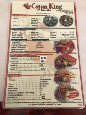 Menu photo 6 Cajun King Kaneohe Kaneohe, HI