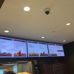 Menu board Menu board