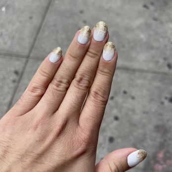 Spa Blue - Gel Manicure with Design - Nail Salons Near Me - New York, New York