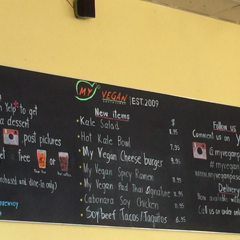 My Vegan - Clear updates along with an extensive menu! - Thai Near Me - Pasadena, California My Vegan - Clear updates along with an extensive menu! - Thai Near Me - Pasadena, California