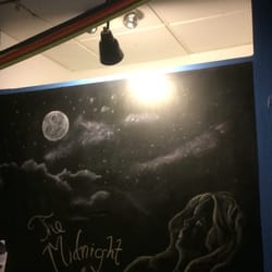 The Midnight - Awesome wall art inside the bar