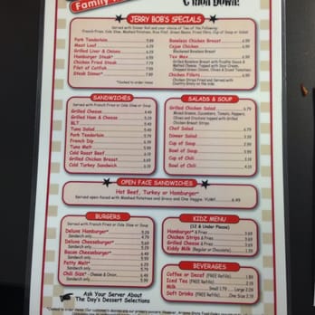 Jerry Bobs - Menue - New American Near Me - Tucson, Arizona