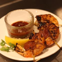 小酌酒食館 - Shrimp Chorizo Skewers