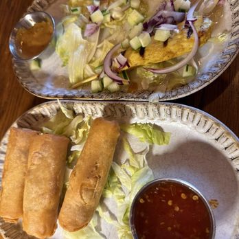 Nur Thai - Spring Roll (V) Chicken Lollipop - Thai Near Me - Park, New York Nur Thai - Spring Roll (V) Chicken Lollipop - Thai Near Me - Park, New York
