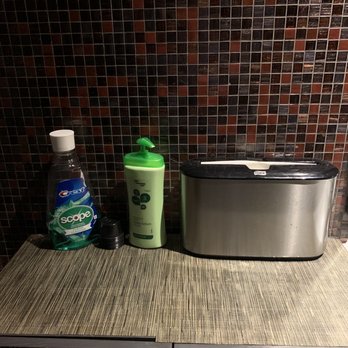 Ocean Prime - The offerings in the restroom - Seafood Near Me - Denver, Colorado