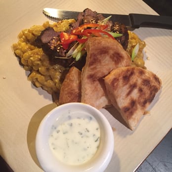 Alivate Restaurant & Bar - Lamb rump, roti bread. - Bars Near Me - Wanaka, OTA
