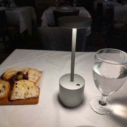 Bread and olives to start Bread and olives to start