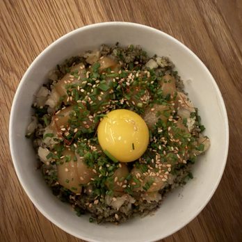 Seoul Salon - Soy Scallop Over Rice 가리비 관자장 덮밥 - Korean Near Me - New York, New York Seoul Salon - Soy Scallop Over Rice 가리비 관자장 덮밥 - Korean Near Me - New York, New York