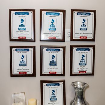 Make Ready Renovations - five plaques on a table - General Contractors Near Me - Dallas, Texas Make Ready Renovations - five plaques on a table - General Contractors Near Me - Dallas, Texas