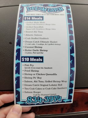 Menu photo 2 Dream Catch Saint Marys, PA Menu photo 2 Dream Catch Saint Marys, PA
