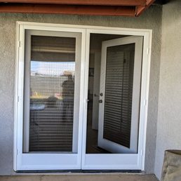 Our new screen for French doors Our new screen for French doors