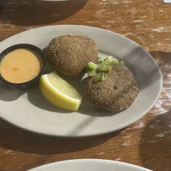 Wine Down Cafe - Salmon Croquettes - Wine Bars Near Me - Saint Louis, Missouri Wine Down Cafe - Salmon Croquettes - Wine Bars Near Me - Saint Louis, Missouri