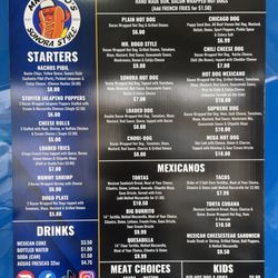 Mr. Dogo’s - Menu