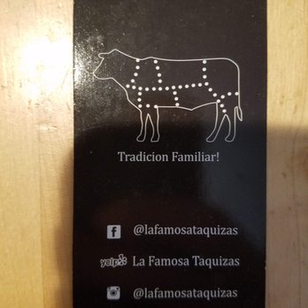 La Famosa Taquizas - a picture of a cow - Tacos Near Me La Famosa Taquizas - a picture of a cow - Tacos Near Me