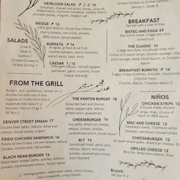 Menu (Aug 2025)