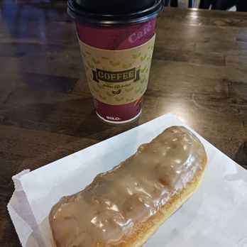 Cafe Donuts - Maple bar and medium coffee - Coffee & Tea Near Me - West Covina, California