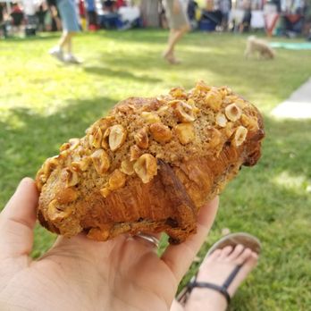 The Burque Bakehouse - Hazelnut huckleberry croissant - Bakeries Near Me - Albuquerque, New Mexico