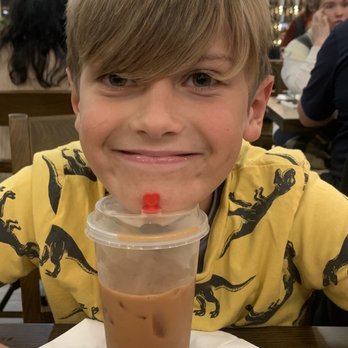 Tim Ho Wan - Iced Hong Kong Milk Tea & one very happy kiddo! - Dim Sum Near Me - Katy, Texas Tim Ho Wan - Iced Hong Kong Milk Tea & one very happy kiddo! - Dim Sum Near Me - Katy, Texas