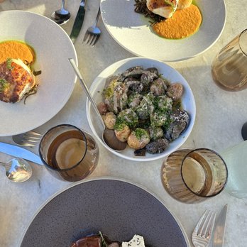 Mudbrick Vineyard and Restaurant - Fish entree, wapiti sirloin, and agria sode - Wineries Near Me - Auckland, AUK Mudbrick Vineyard and Restaurant - Fish entree, wapiti sirloin, and agria sode - Wineries Near Me - Auckland, AUK