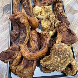 Freshly fried Chicharron