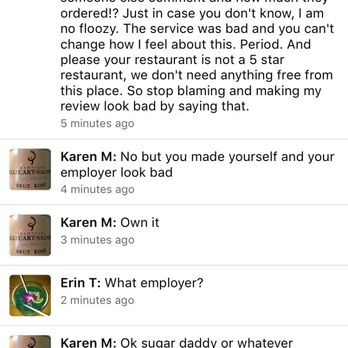 Deuxave - If this person Karen is your employee, she needs help asap. - New American Near Me - Boston, Massachusetts Deuxave - If this person Karen is your employee, she needs help asap. - New American Near Me - Boston, Massachusetts