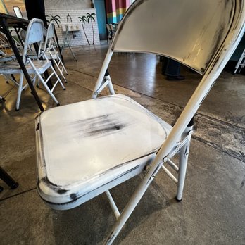 Invicto - Cool chair with faux finish - Mexican Near Me - Naperville, Illinois Invicto - Cool chair with faux finish - Mexican Near Me - Naperville, Illinois