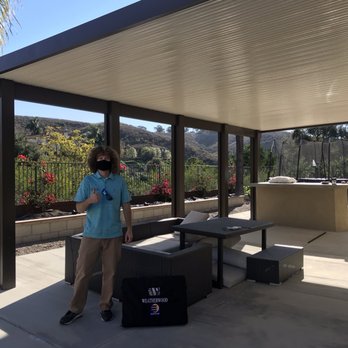 LJ Hausner Construction - Matt's visit after installation - Patio Coverings Near Me - Tustin, California LJ Hausner Construction - Matt's visit after installation - Patio Coverings Near Me - Tustin, California