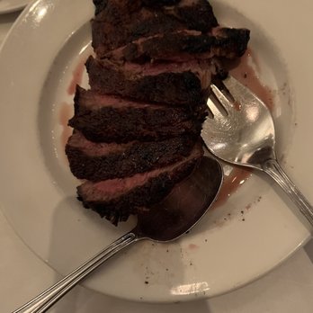 801 Chophouse - Ribeye steak (wet prep). The steak was very dry, burnt crust and tasted like charcoal. - Steakhouses Near Me - Omaha, Nebraska
