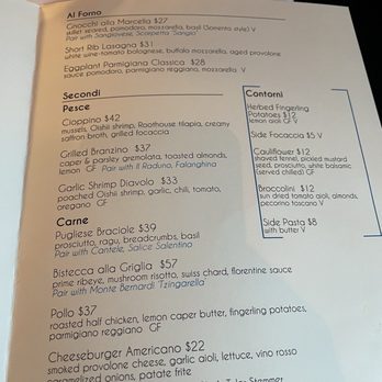Al-Posto - Menu pt.2 - Italian Near Me - Cincinnati, Ohio