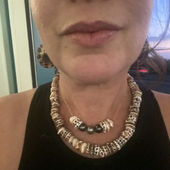 Aloha Toe Rings - Three Tahitian pearls with large tiger puka shells by Kitty! - Jewelry Near Me - Hawaii, Hawaii Aloha Toe Rings - Three Tahitian pearls with large tiger puka shells by Kitty! - Jewelry Near Me - Hawaii, Hawaii