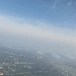 This is a nice view of the window seat This is a nice view of the window seat