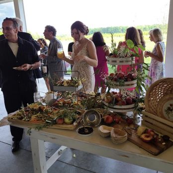 Farmhouse Table - The Shop - Beautiful appetizer presentation - Caterers Near Me - Rochester, New York Farmhouse Table - The Shop - Beautiful appetizer presentation - Caterers Near Me - Rochester, New York