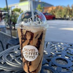 Silva's Coffee Grind - Iced latte.