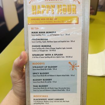 Snooze, an A.M. Eatery - Happy Hour Menu - Breakfast & Brunch Near Me - Tucson, Arizona