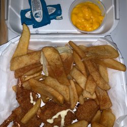 Chicken Galore - Shrimp and fries